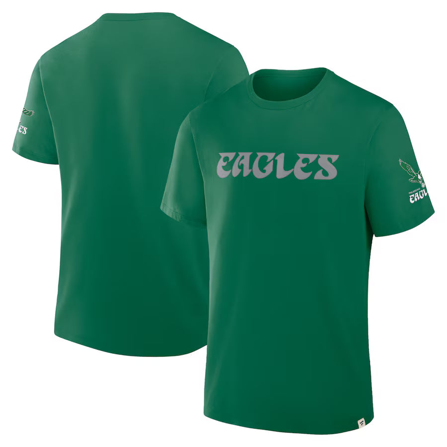 Philadelphia Eagles Fanatics Elevated Classic Legacy T-Shirt - Kelly Green (USA Stock)