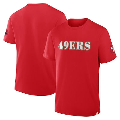 San Francisco 49ers Fanatics Elevated Classic Legacy T-Shirt - Royal (USA Stock)