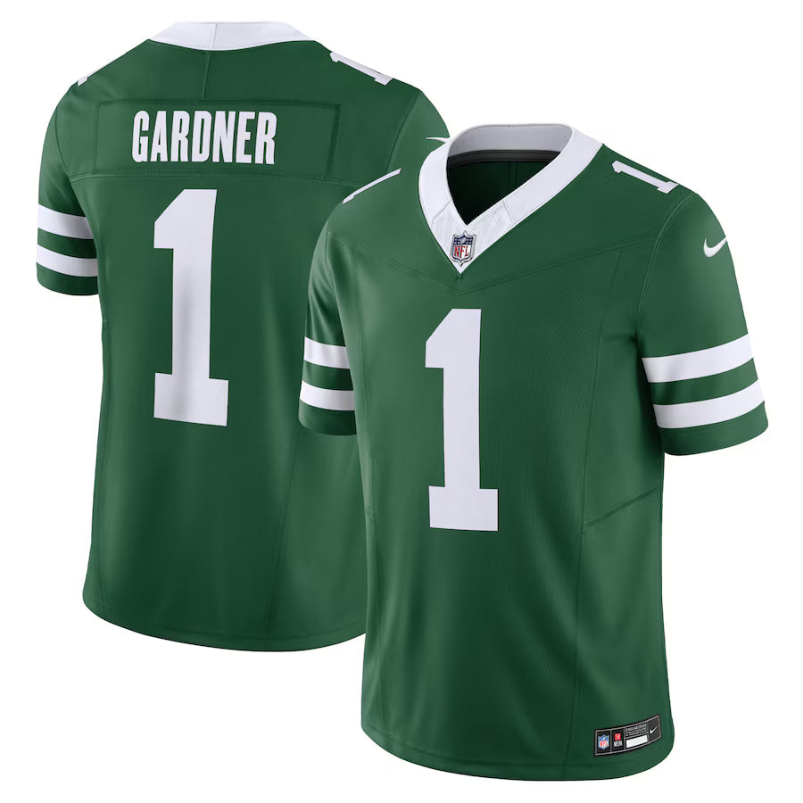 New York Jets Ahmad Sauce Gardner Vapor F.U.S.E. Limited Jersey – Legacy Green (USA Stock)