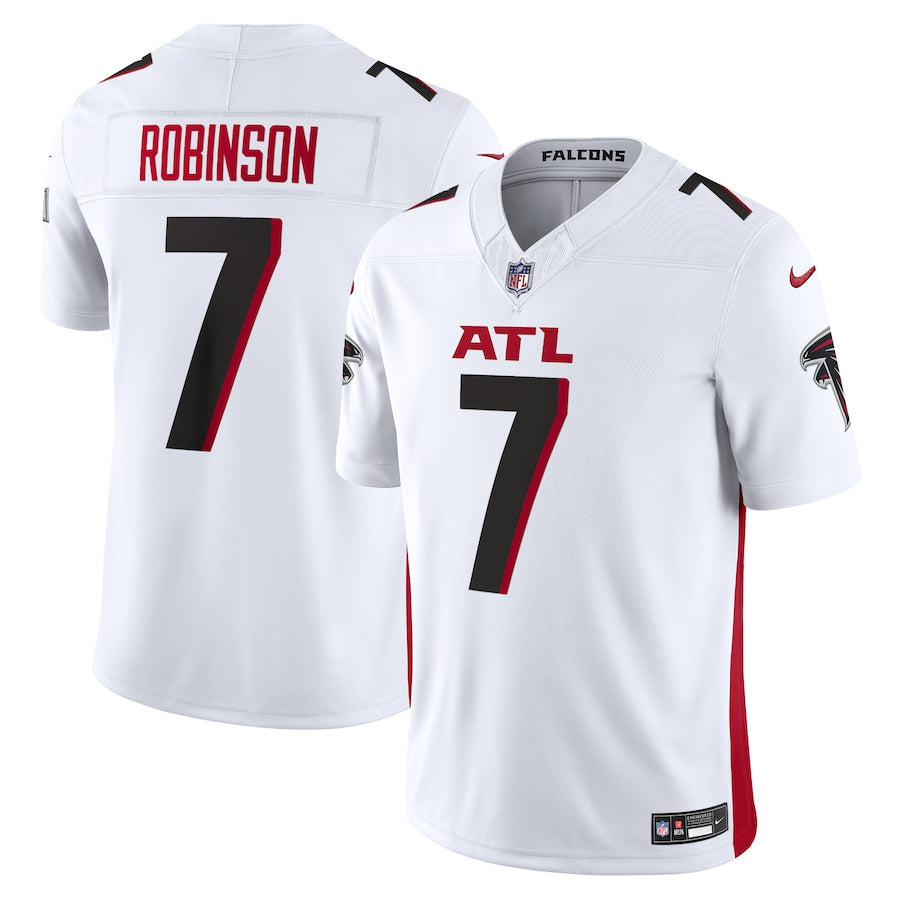 Atlanta Falcons Bijan Robinson Vapor F.U.S.E. Limited Jersey – White (USA Stock)