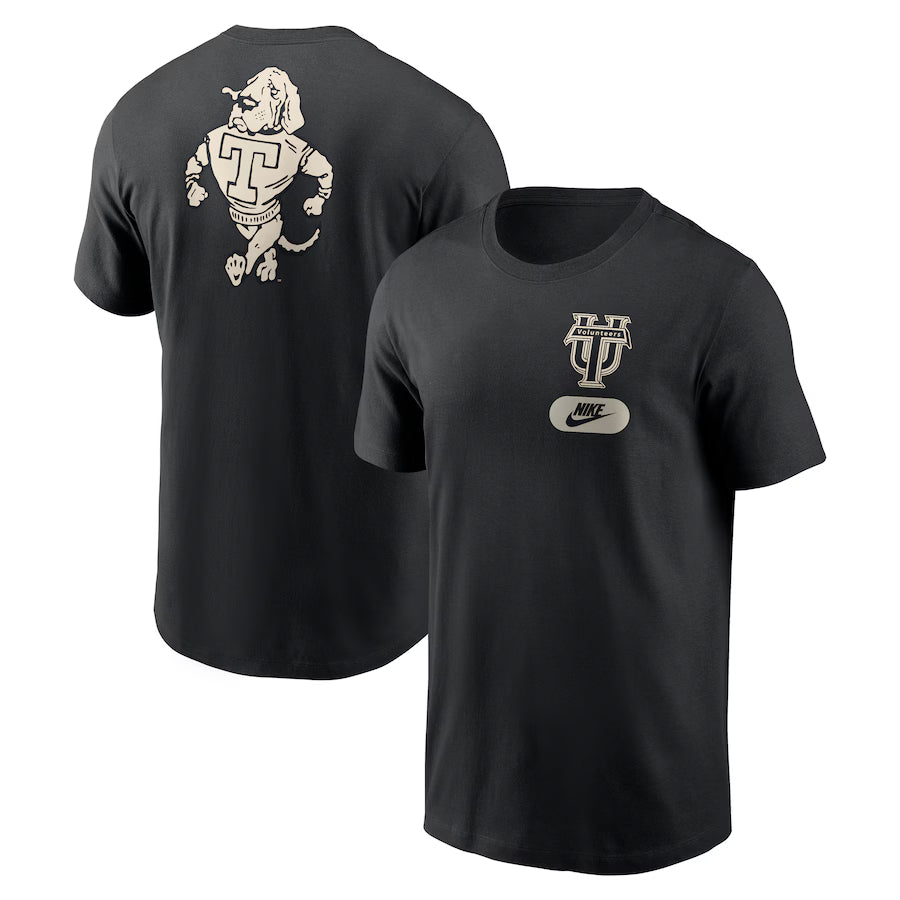 Tennessee Volunteers NCAA Nike Fashion T-Shirt - Black - (USA Stock)