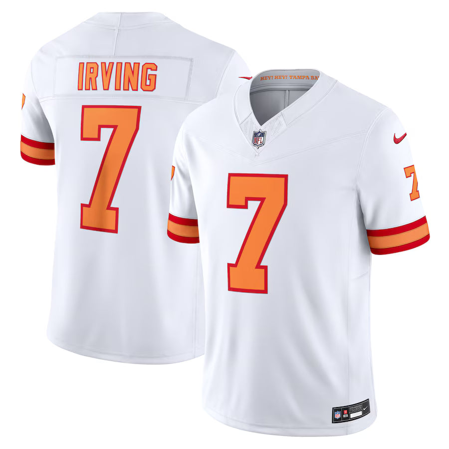 Bucky Irving NFL Tampa Bay Buccaneers Nike Vapor F.U.S.E. Player Limited Jersey – White (USA Stock) - UKASSNI