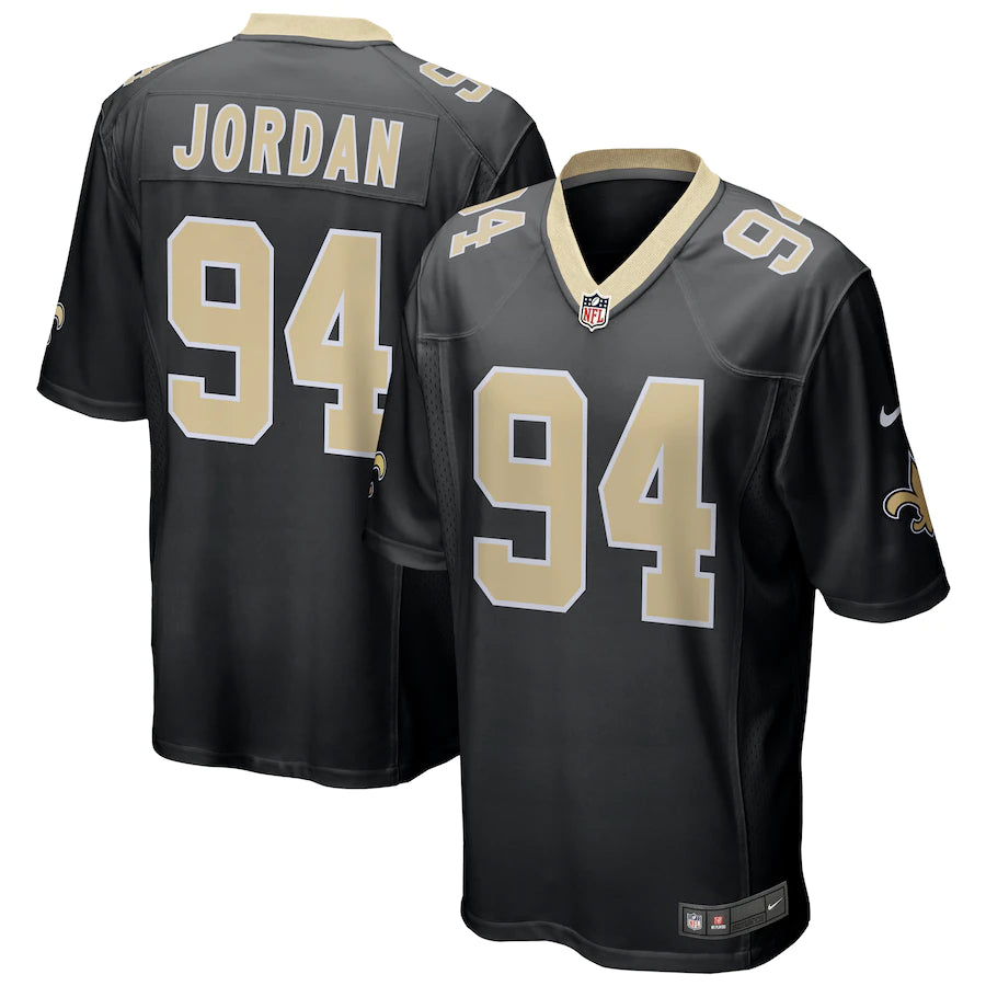 Cameron Jordan New Orleans Saints Nike Game Jersey - Black - UKASSNI