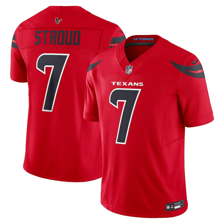 C.J. Stroud NFL Houston Texans Nike Alternate Vapor F.U.S.E. Limited Jersey – Red (USA Stock)