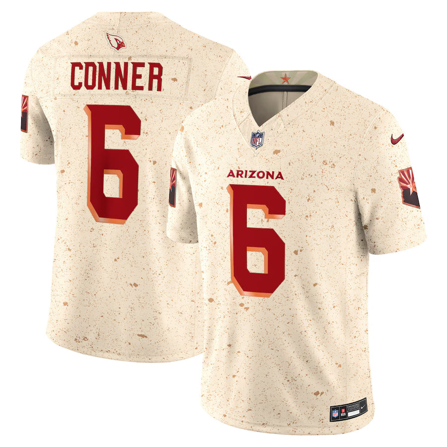 James Conner Arizona Cardinals NFL Nike 2025 Rivalries Collection Limited Jersey - Natural (USA Stock)