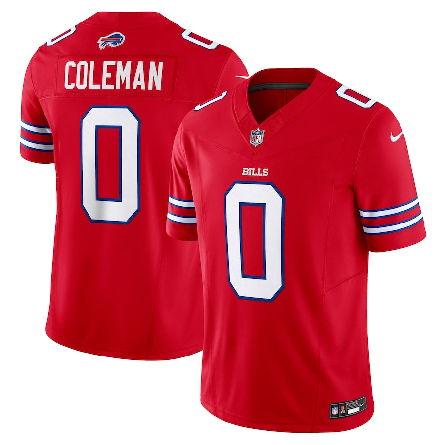 Buffalo Bills Keon Coleman Alternate Vapor F.U.S.E. Limited Jersey – Red (USA Stock)