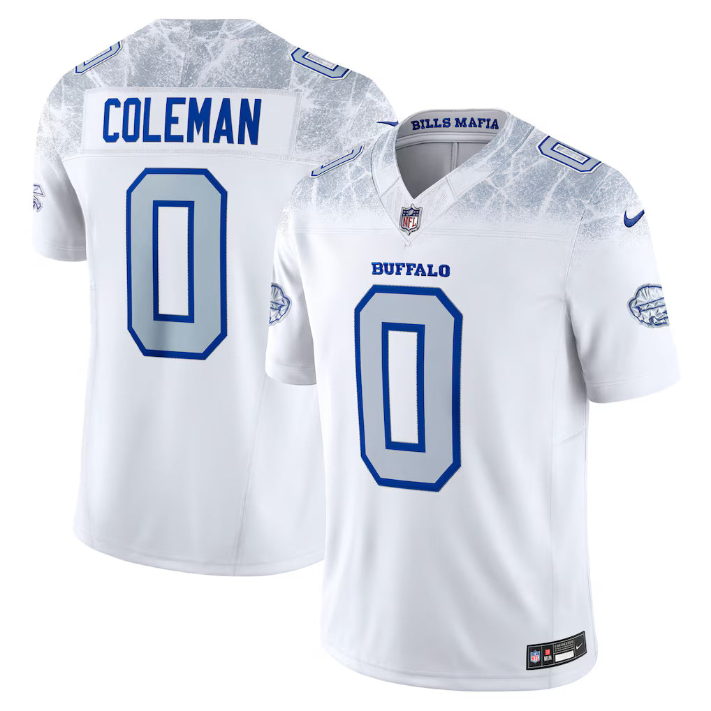 Keon Coleman Buffalo Bills 2025 Rivalries Collection Limited Jersey – White (USA Stock)