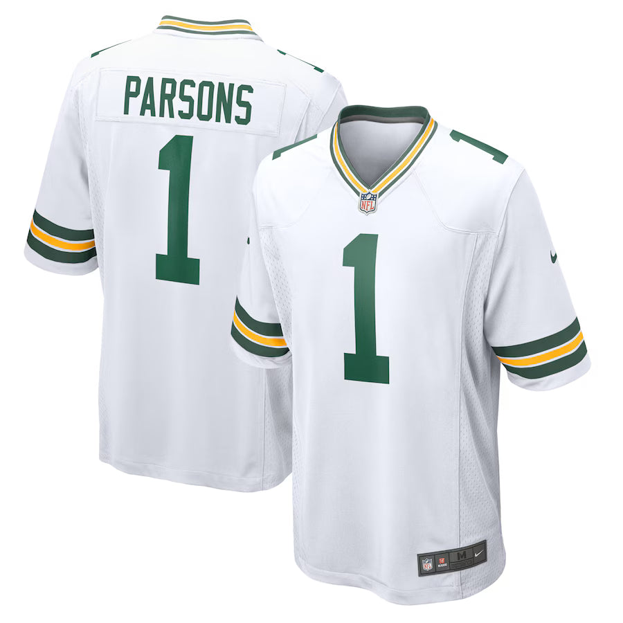 Micah Parsons NFL Green Bay Packers Nike Game Player Jersey – White (USA Stock)