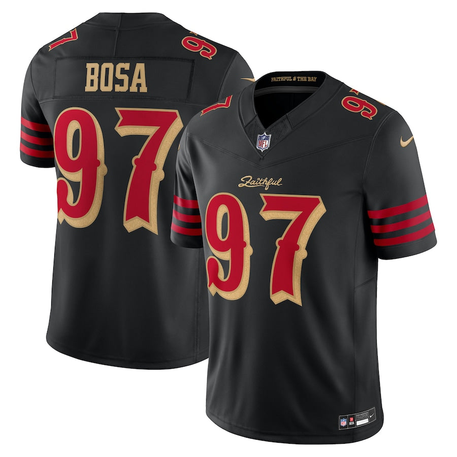 Nick Bosa San Francisco 49ers 2025 Rivalries Collection Limited Jersey – Black (USA Stock)