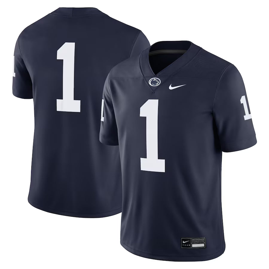 Penn State Nittany Lions NCAA Nike Game Jersey – Navy (USA Stock) - UKASSNI