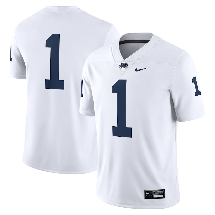 Penn State Nittany Lions NCAA Nike Game Jersey – White (USA Stock) - UKASSNI