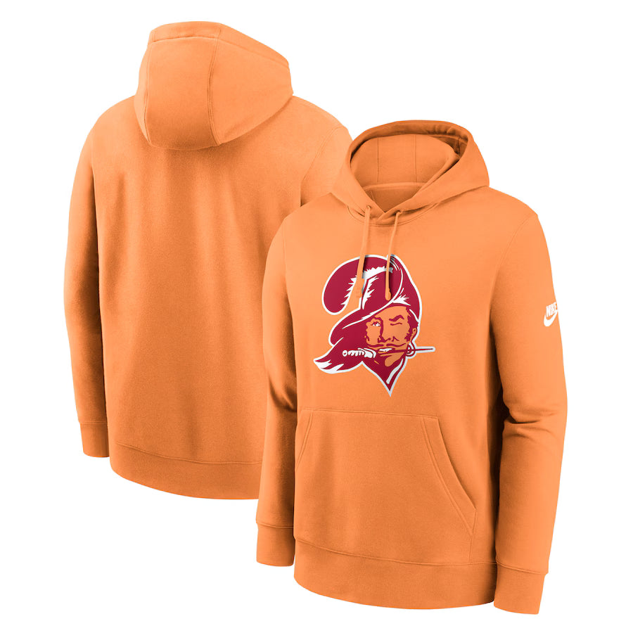 Tampa Bay Buccaneers Club Fleece Pullover Hoodie – Orange (USA Stock)