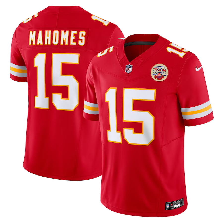 Kansas City Chiefs Patrick Mahomes Vapor F.U.S.E. Limited Jersey – Red (USA Stock)