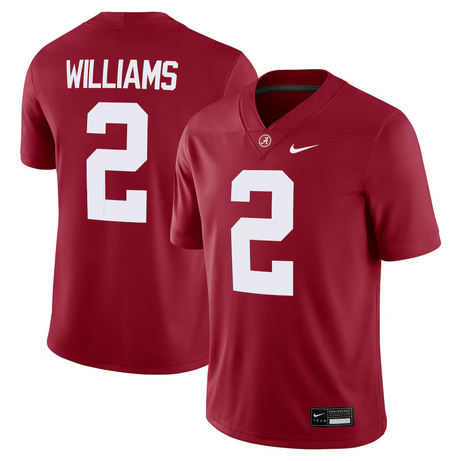 Ryan Williams Alabama Crimson Tide Nike NCAA Football Game Jersey – Crimson (USA Stock)
