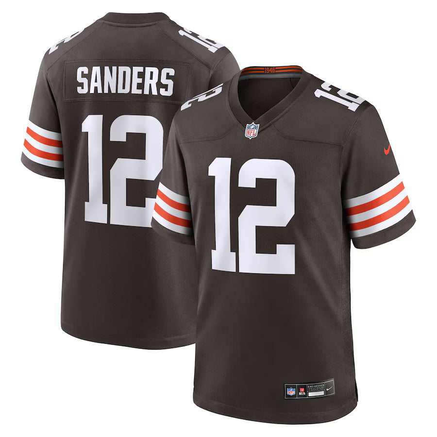 Shedeur Sanders Cleveland Browns Nike 2025 NFL Draft Game Jersey - Brown (USA Stock)