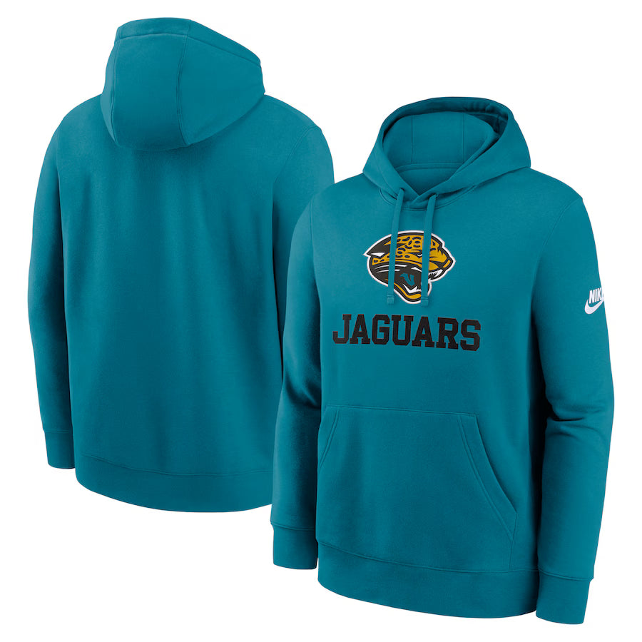 Jacksonville Jaguars NFL Nike Best Season Rewind Club Pullover Hoodie - Teal (USA Stock)