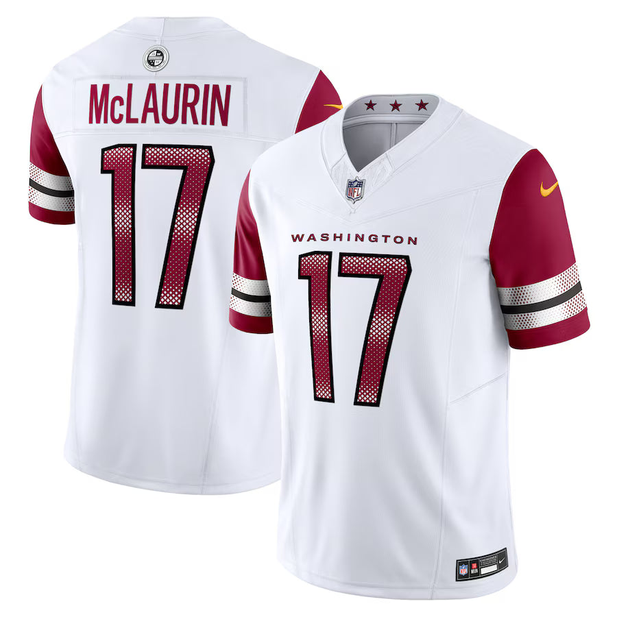 Washington Commanders Terry McLaurin Vapor Limited Jersey – White (USA Stock)