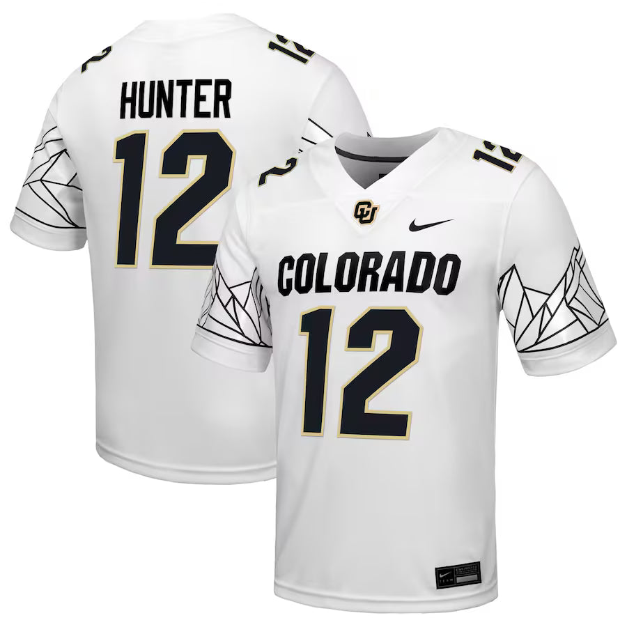 Colorado Buffaloes NCAA Nike Alumni Game Jersey – Travis Hunter (White) (USA Stock) - UKASSNI
