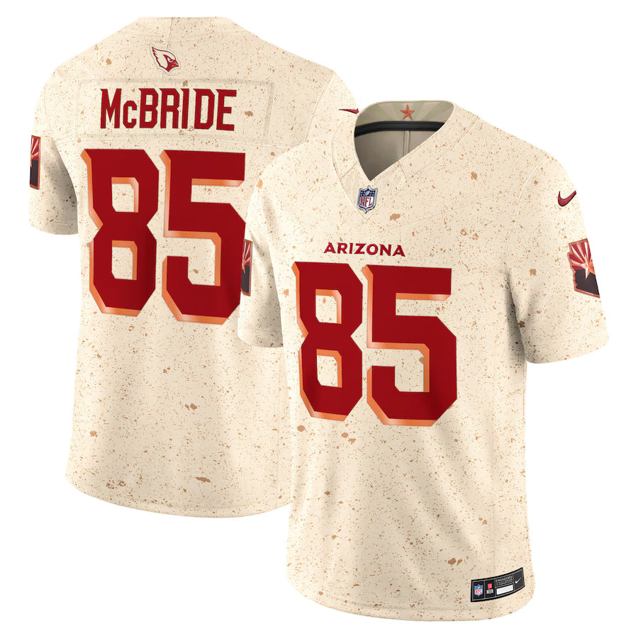 Trey McBride Arizona Cardinals NFL Nike 2025 Rivalries Collection Limited Jersey - Natural (USA Stock)