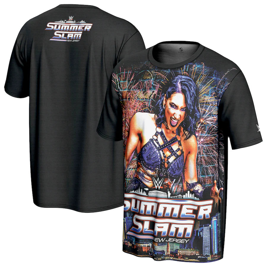 Rhea Ripley WWE ProSphere SummerSlam 2025 T-Shirt – Black (USA Stock) - UKASSNI
