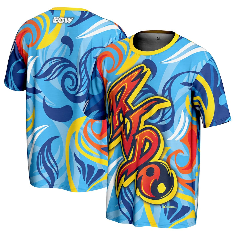 Rob Van Dam WWE ProSphere Peace Sign T-Shirt – Black (USA Stock) - UKASSNI