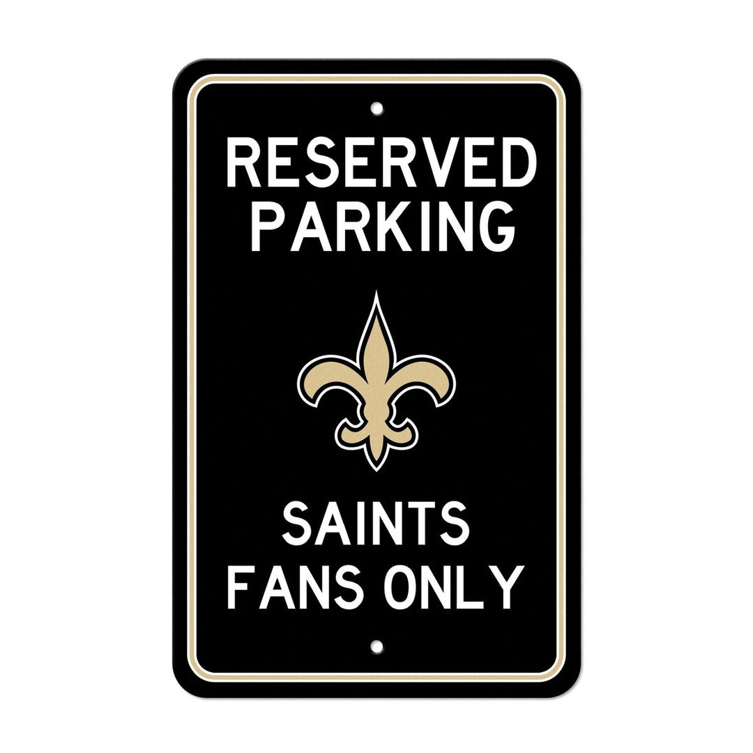 New Orleans Saints NFL UK Wincraft Reserved Parking Sign (UK Stock) - UKASSNI