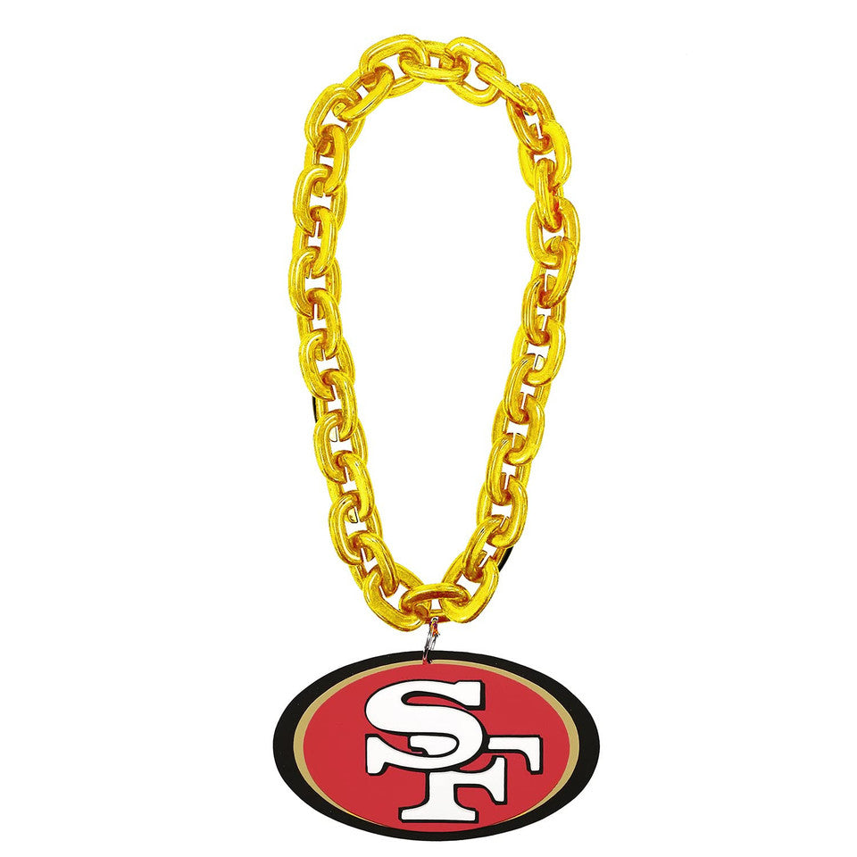 San Francisco 49ers NFL UK Logo FanFave Fan Chain (UK Stock) - UKASSNI