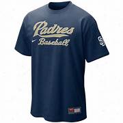 San Diego Padres MLB UK Nike T-Shirt - Navy - UKASSNI
