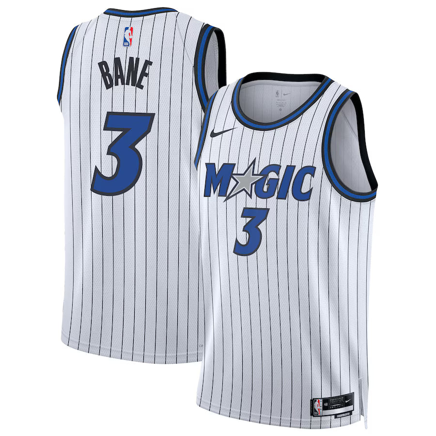 Desmond Bane Orlando Magic Association Edition Swingman Jersey – White (USA Stock)