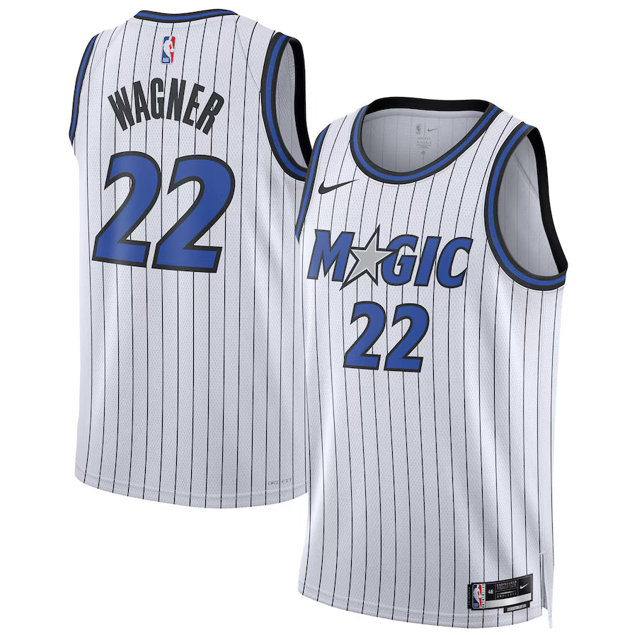 Franz Wagner Orlando Magic Association Edition Swingman Jersey – White (USA Stock)