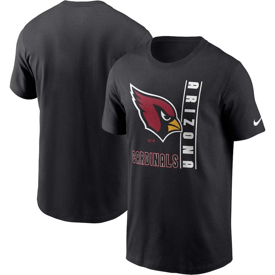 Arizona Cardinals Nike Lockup Essential T-Shirt - Black - UKASSNI