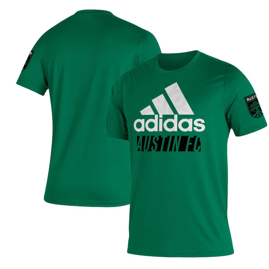 Austin FC MLS UK Medium adidas Creator Vintage T-Shirt – Green (UK Stock) - UKASSNI