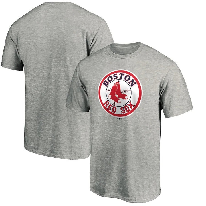 Boston Red Sox MLB UK Medium Fanatics Branded Ash Cooperstown Collection Forbes T-Shirt – Grey (UK Stock) - UKASSNI