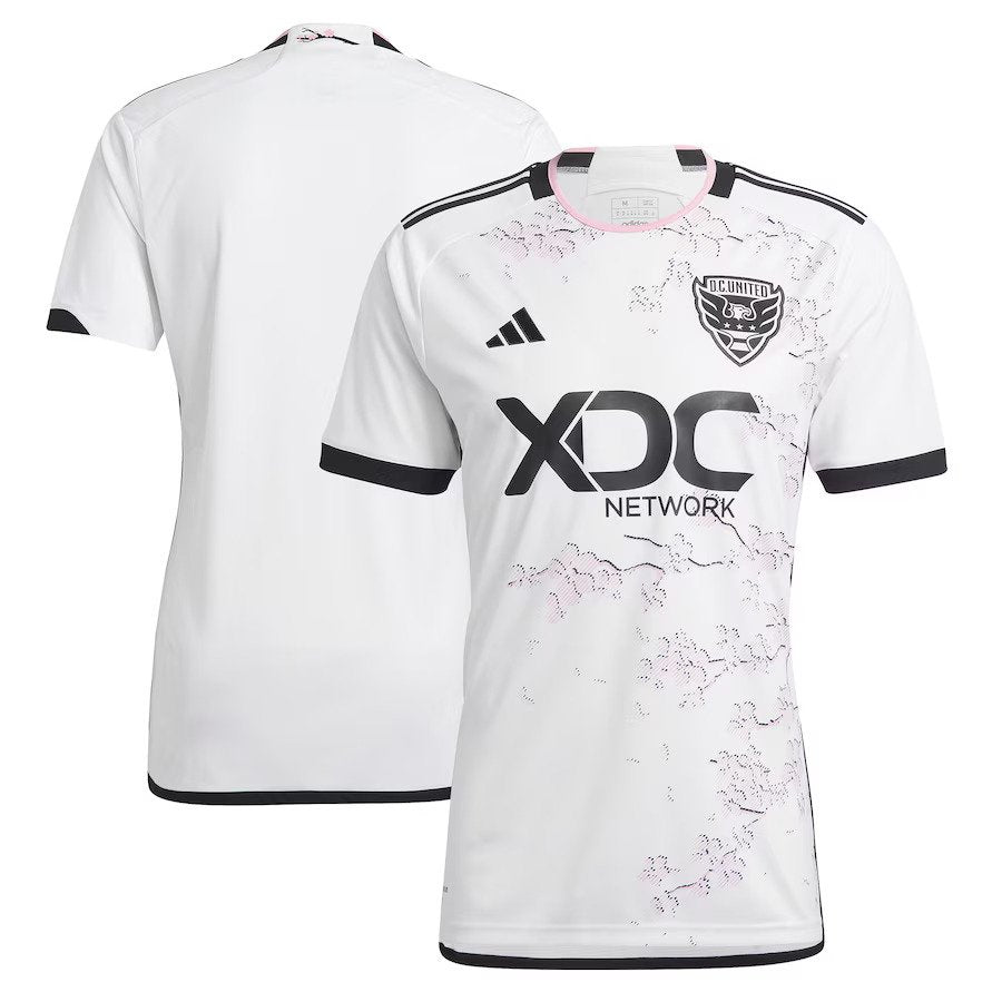 D.C. United adidas 2023 The Cherry Blossom Kit Replica Jersey - White - UKASSNI