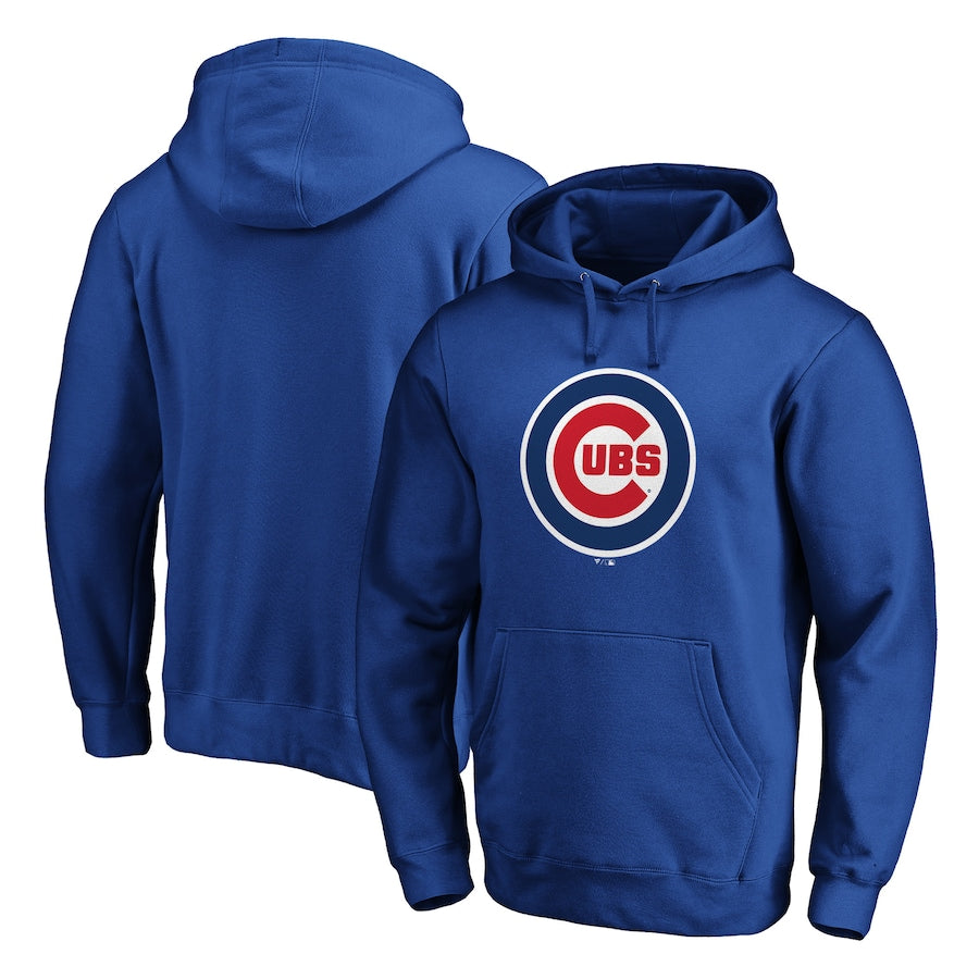 Chicago Cubs Fanatics Branded Team Wordmark Pullover Hoodie - Royal - 2XL - American Football - UK American Sports Store - UKASSNI