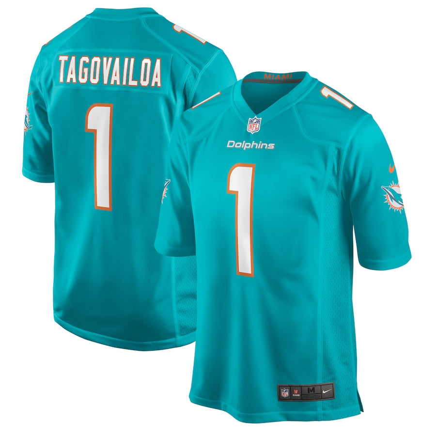 Miami Dolphins Tua Tagovailoa Nike Game Jersey - Aqua - Medium - NFL UK American Sports Store - Officially Licensed - UKASSNI