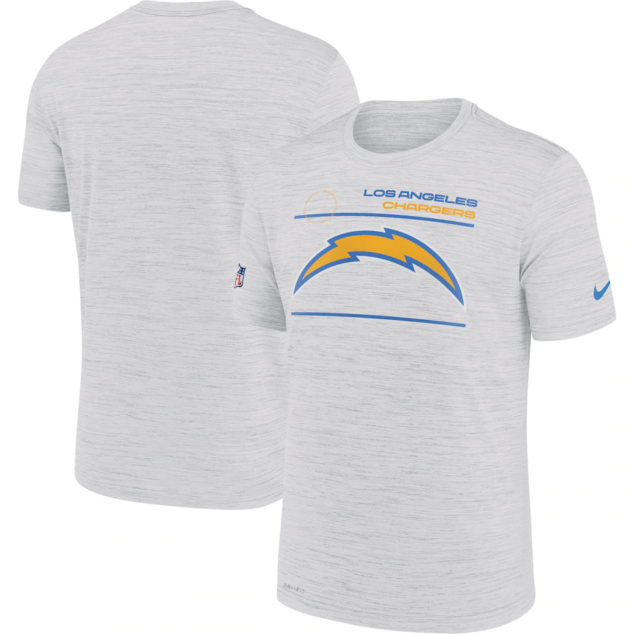 Los Angeles Chargers NFL UK Nike Sideline Velocity Legend Performance T-Shirt - White - UKASSNI