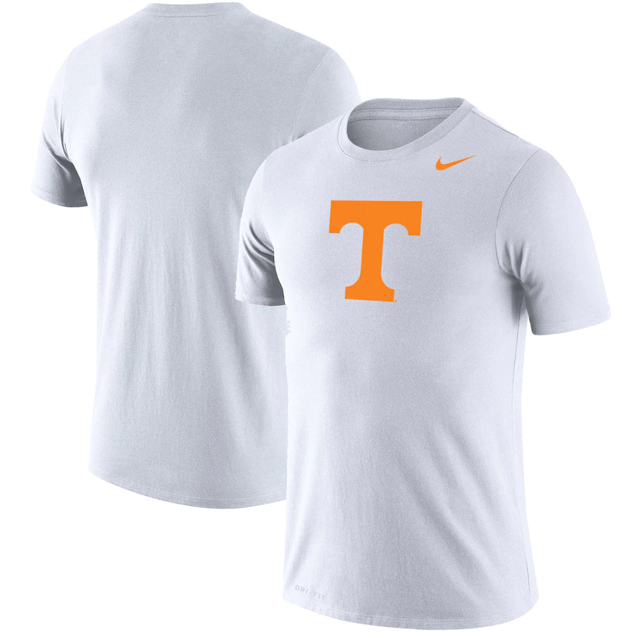 Tennessee Volunteers NCAA UK Nike School Logo Legend Performance T-Shirt - White - UKASSNI
