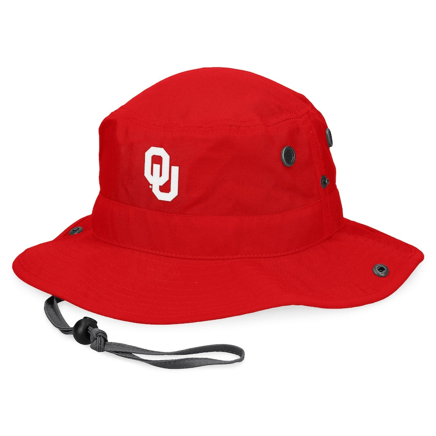 Oklahoma Sooners NCAA UK Top of the World Radius Bucket Hat - Crimson - UKASSNI