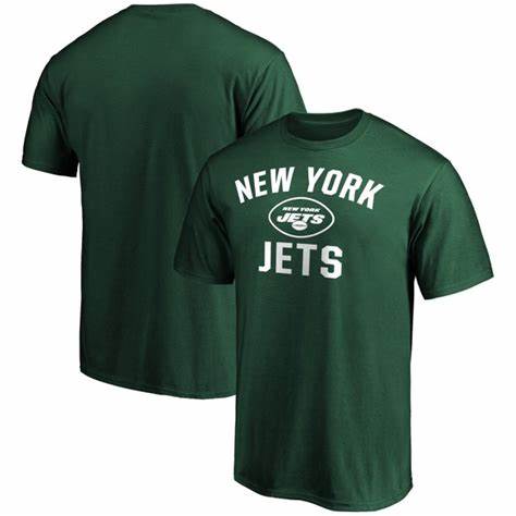 New York Jets NFL UK Fanatics Branded Victory Arch T-Shirt - Green - UKASSNI