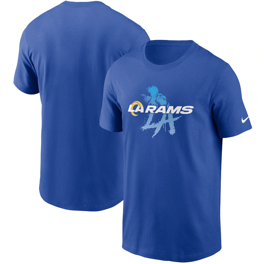 Los Angeles Rams NFL Nike Hometown Collection Just Play T-Shirt – Royal (USA Stock) - UKASSNI