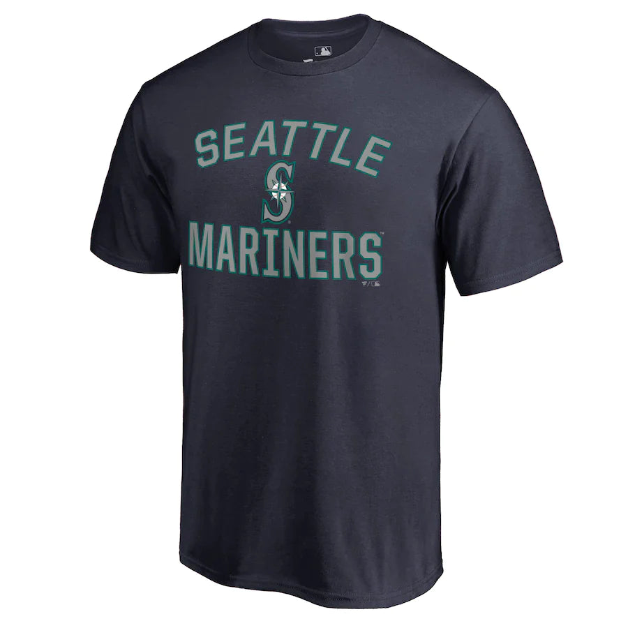 Seattle Mariners MLB UK Victory Arch T-Shirt - Navy - UKASSNI