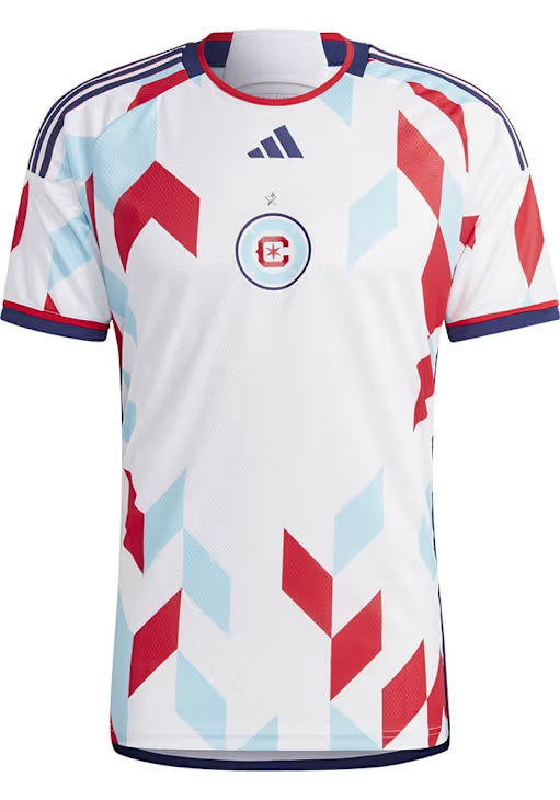 Chicago Fire MLS adidas 2024 A Kit For All Replica Jersey – White – 2XL (UK Stock)