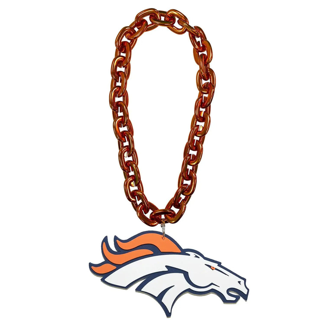 Denver Broncos Fan Chain – NFL Logo FanFave Fan – Orange (UK Ready)