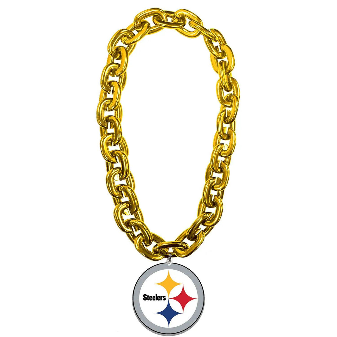 Pittsburgh Steelers Fan Chain – NFL FanFave – Black and Gold (UK Ready)