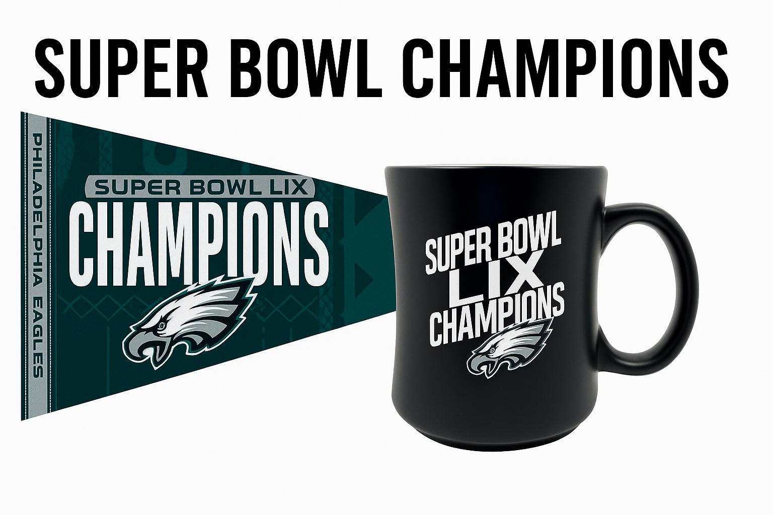 Philadelphia Eagles NFL Super Bowl LIX Collection 2 – UK Stock - UKASSNI
