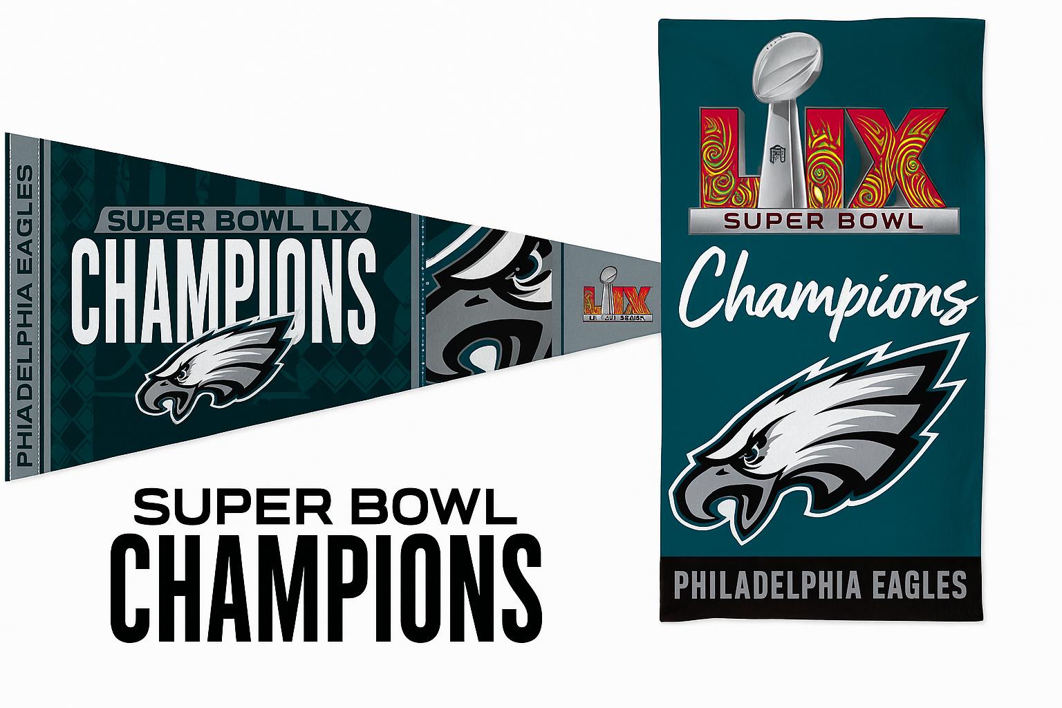 Philadelphia Eagles NFL Super Bowl LIX Collection – UK Stock - UKASSNI