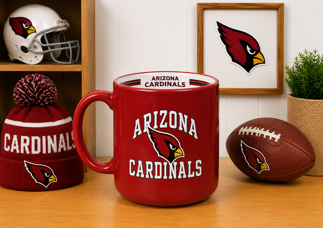 Arizona Cardinals NFL Stripe Mug - 15oz (UK Ready)