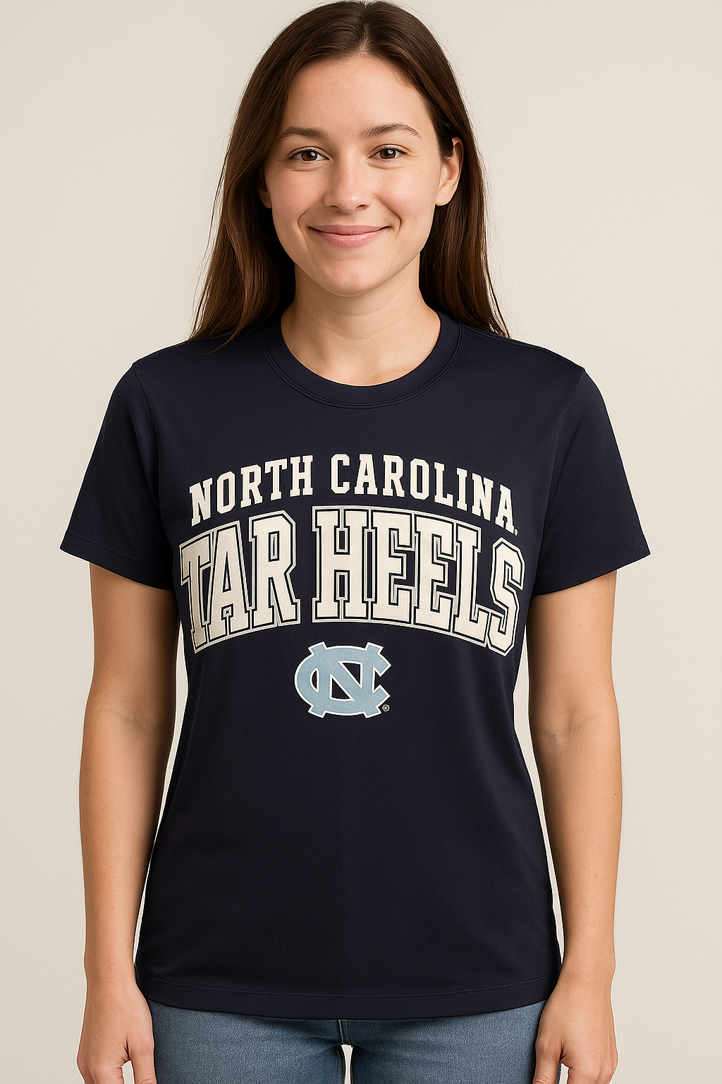 North Carolina Tar Heels NCAA Fanatics Branded T-Shirt – Navy Large (UK Stock) - UKASSNI