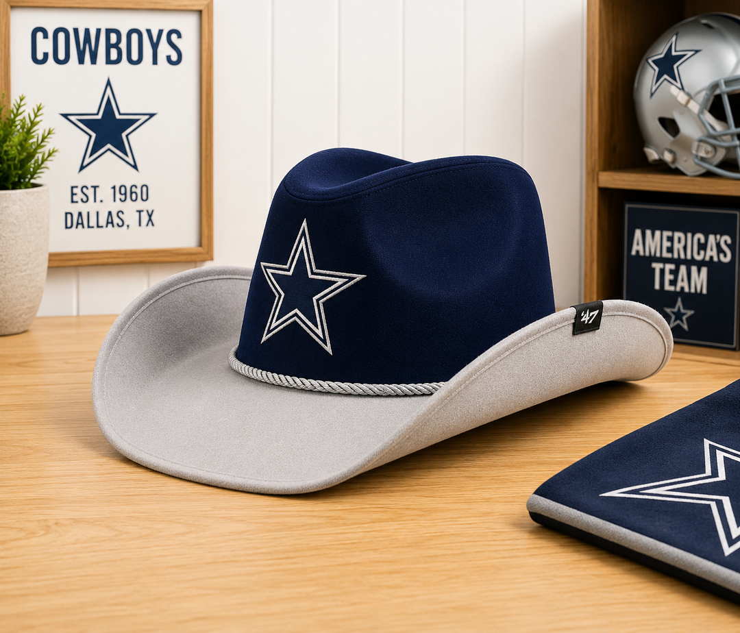 Dallas Cowboys NFL Two-Tone Cowboy Hat (UK Ready)